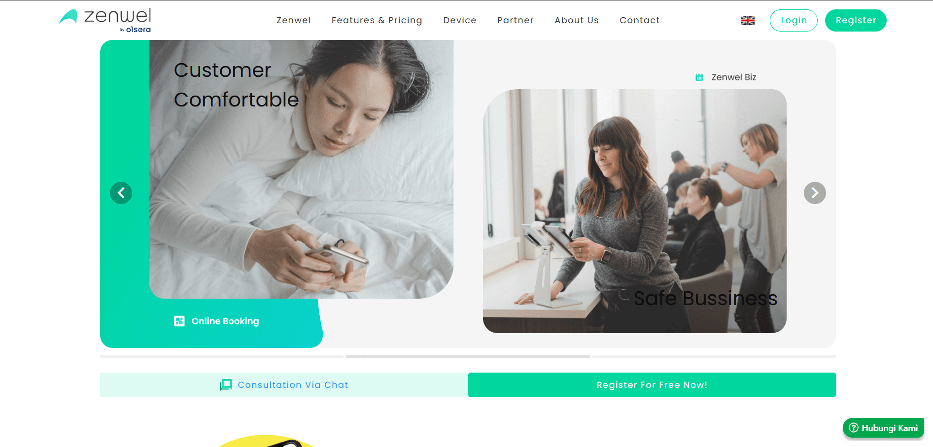 Zenwel Landing Page